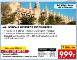 Netto Marken-Discount MALLORCA & MENORCA INSELHÜPFEN Angebot