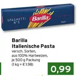 CAP Markt Barilla Italienische Pasta Angebot
