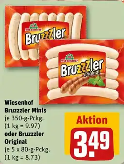 REWE Wiesenhof Bruzzzler Minis oder Bruzzzler Original Angebot