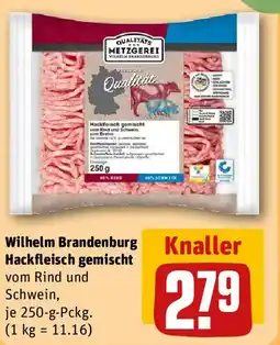 REWE Wilhelm Brandenburg Hackfleisch gemischt Angebot