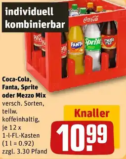 REWE Coca-Cola, Fanta, Sprite oder Mezzo Mix Angebot