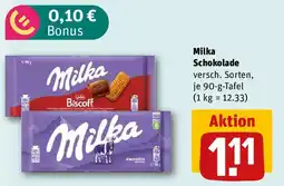 REWE Milka Schokolade Angebot