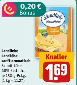 REWE Landliebe Landkäse sanft-aromatisch Angebot