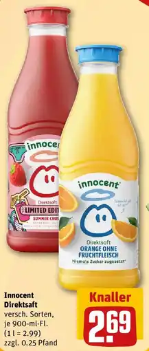 REWE innocent Direktsaft Angebot
