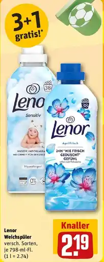 REWE Lenor Weichspüler Angebot