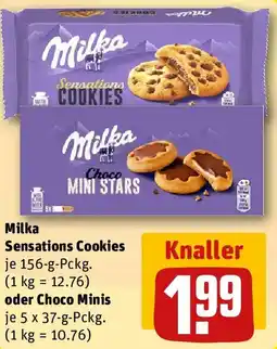 REWE Milka Sensations Cookies oder Choco Minis Angebot