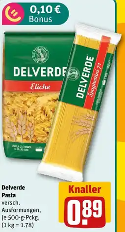 REWE Delverde Pasta Angebot