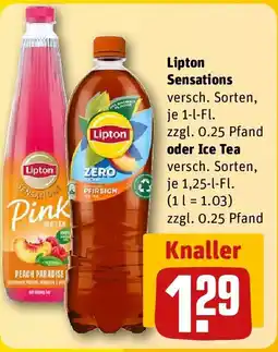 REWE Lipton Sensations oder Ice Tea Angebot