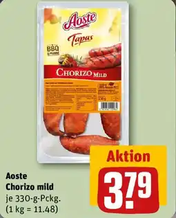 REWE Aoste Chorizo mild Angebot