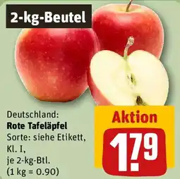 REWE Rote Tafeläpfel Angebot