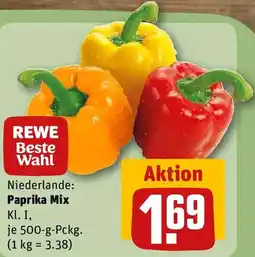 REWE REWE Beste Wahl Paprika Mix Angebot