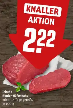 REWE Irische Rinder-Hüftsteaks Angebot