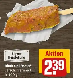 REWE Rinder-Hüftspieß Angebot