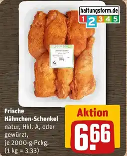 REWE Frische Hähnchen-Schenkel Angebot