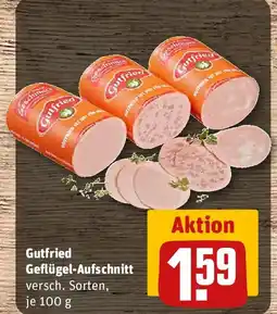 REWE Gutfried Geflügel-Aufschnitt Angebot