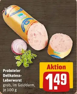 REWE Probsteier Delikatess Leberwurst Angebot