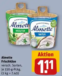 REWE Almette Frischkäse Angebot