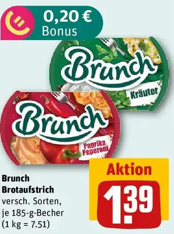 REWE Brunch Brotaufstrich Angebot