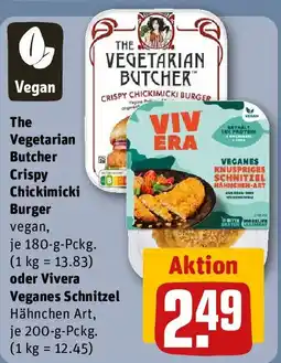 REWE The Vegetarian Butcher Crispy Chickimicki Burger Angebot