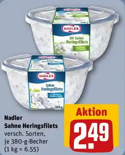 REWE Nadler Sahne Heringsfilets Angebot