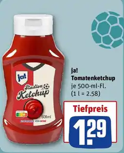 REWE ja! Tomatenketchup Angebot