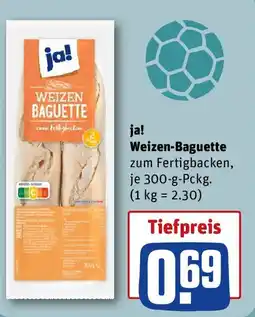 REWE ja! Weizen-Baguette Angebot
