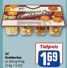 REWE ja! Knabberbox Angebot