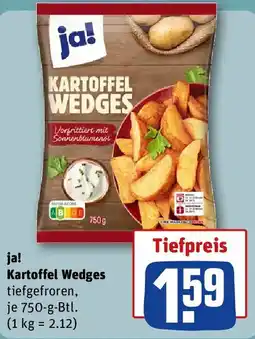 REWE ja! Kartoffel Wedges Angebot
