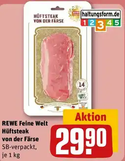 REWE REWE Feine Welt Hüftsteak von der Färse Angebot