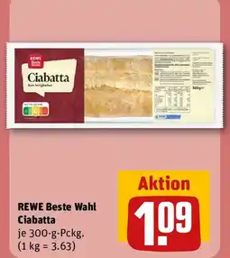 REWE REWE Beste Wahl Ciabatta Angebot