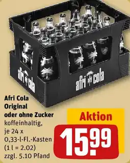 REWE Afri Cola Original oder ohne Zucker Angebot