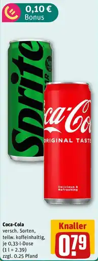 REWE Coca-Cola Angebot