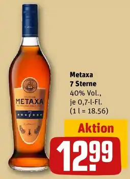 REWE Metaxa 7 Sterne Angebot