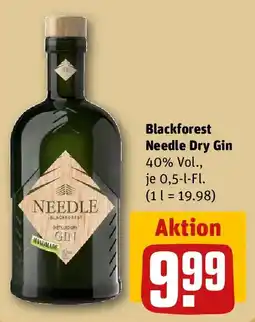 REWE Blackforest Needle Dry Gin Angebot