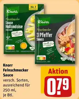 REWE Knorr Feinschmecker Sauce Angebot