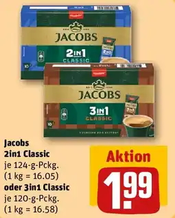 REWE Jacobs 2in1 Classic oder 3in1 Classic Angebot