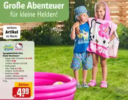 REWE Spongebob/Hello Kitty Kinder Beachwear Angebot