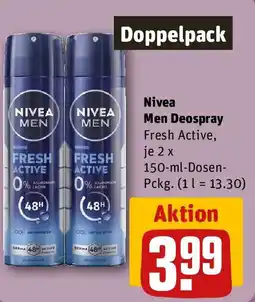 REWE Nivea Men Deospray Angebot