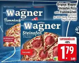 Edeka Original Wagner Steinofen Pizza oder Flammkuchen Angebot