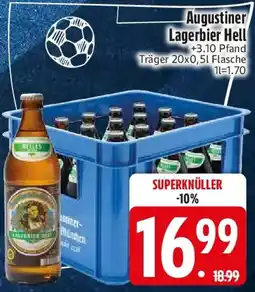 Edeka Augustiner Lagerbier Hell Angebot