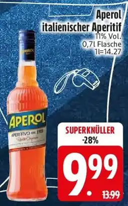Edeka Aperol italienischer Aperitif Angebot