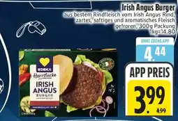 Edeka Edeka Herzstücke Irish Angus Burger Angebot