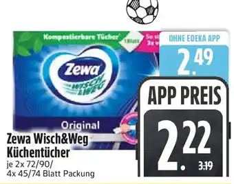 Edeka Zewa Wisch&Weg Küchentücher Angebot