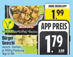 Edeka Bürger Gnocchi Angebot