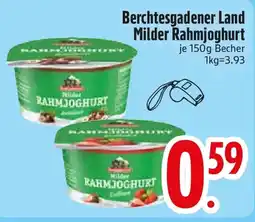 Edeka Berchtesgadener Land Milder Rahmjoghurt Angebot