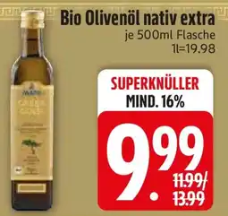 Edeka Bio Olivenöl nativ extra Angebot