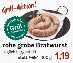 Edeka rohe grobe Bratwurst Angebot