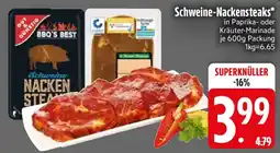 Edeka Schweine-Nackensteaks Angebot
