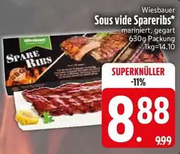Edeka Sous vide Spareribs Angebot