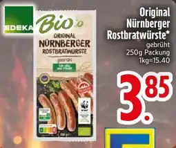 Edeka Edeka Bio Original Nürnberger Rostbratwürste Angebot